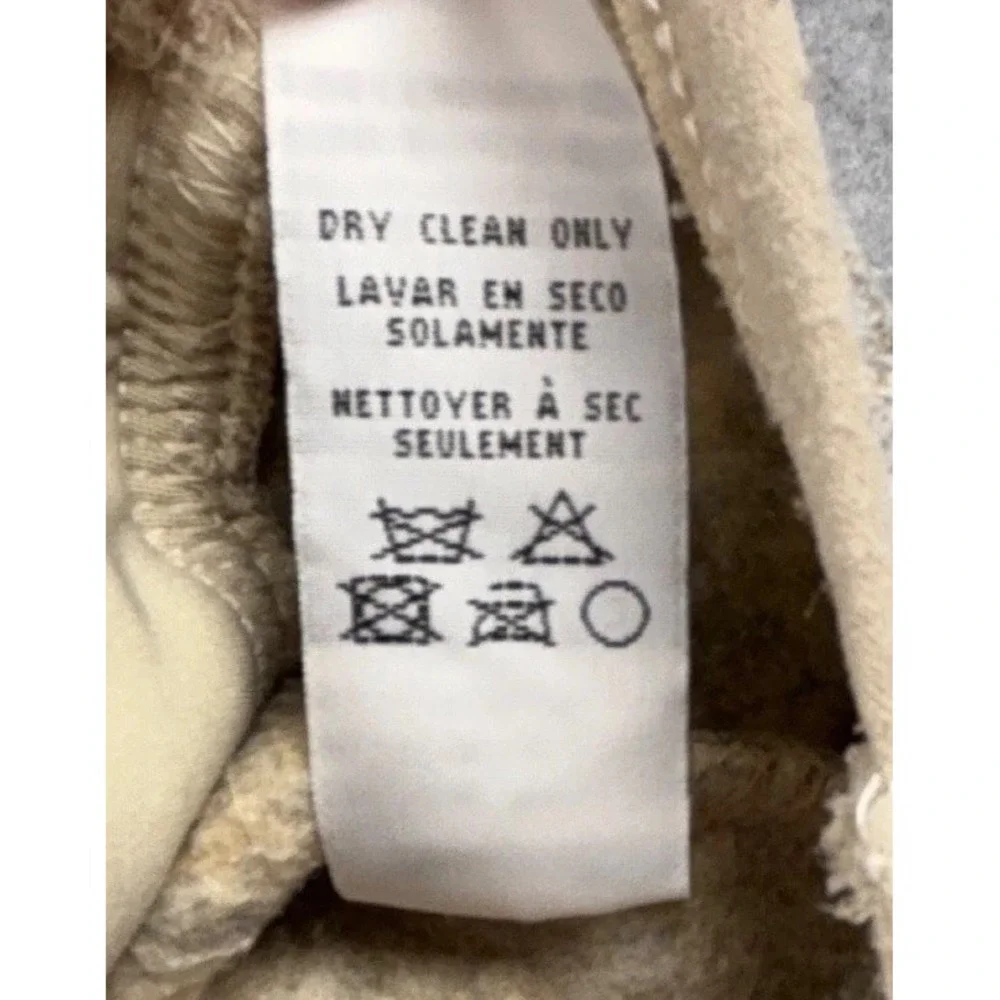 Thread & Supply Oatmeal Quarter Zip Fleece Pullover L Cozy Minimalist Outdoor - Picture 6 of 10